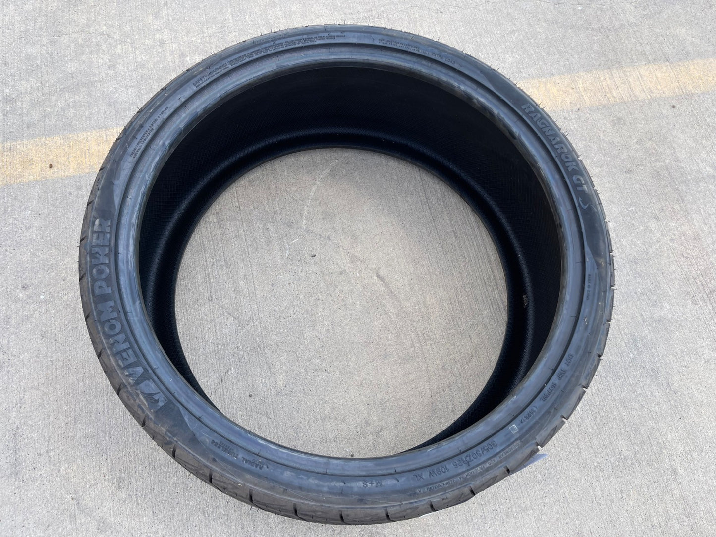 (1) 305/30/26 Venom Power Ragnarok GTS tire 305/30R26 109W XL M+S NEW