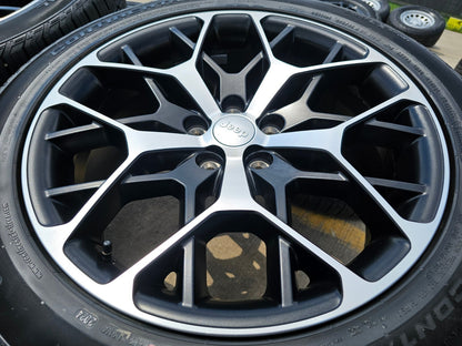 21" Jeep Grand Cherokee L OEM wheels rims 9291 Durango tires CONTINENTAL