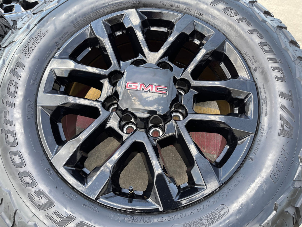 20" Chevy Silverado Trail Boss GMC AT4 2500 OEM 94030 wheels rims NEW BFG KO3 35