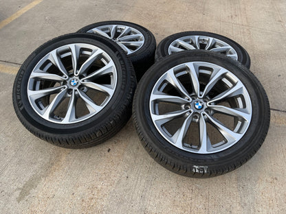19" BMW X1 X2 X3 X4 OEM 86351 Series wheels rims tires MICHELIN DEFENDER 2