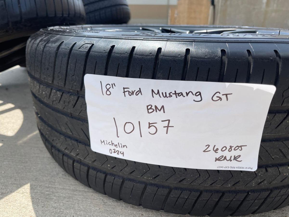 18" Ford Mustang GT OEM 10157 wheels rims SET 2021 2022 2023 2025 2026 MICHELIN