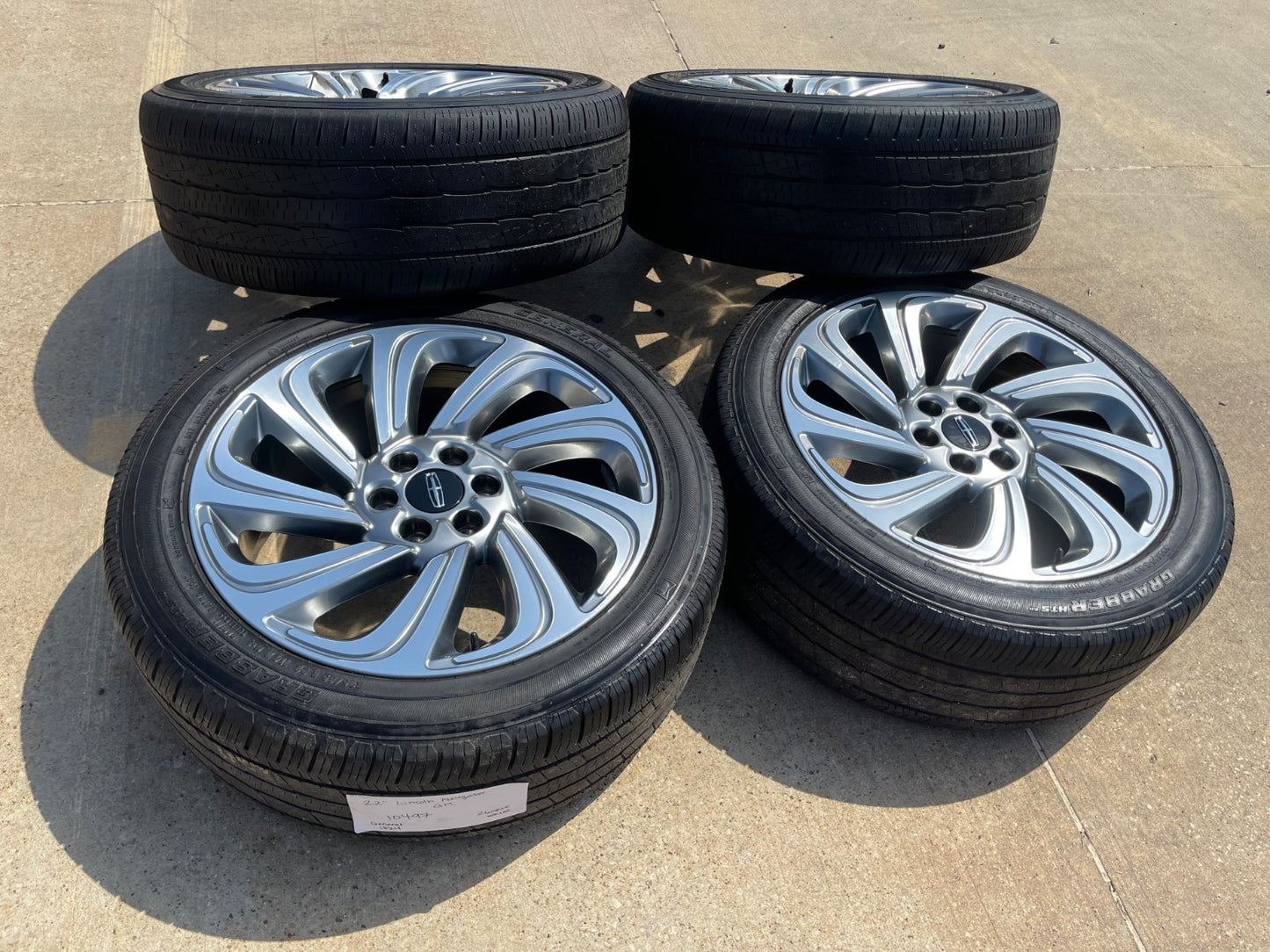 22" Lincoln Navigator BLACK LABEL OEM 10497 rims wheels SET