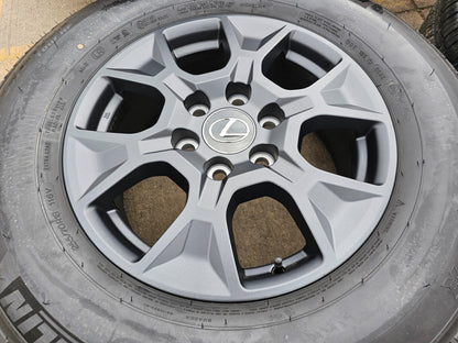 18" Lexus GX550 OEM 10544 wheels rims Land Cruiser Tundra Sequoia NEW MICHELIN