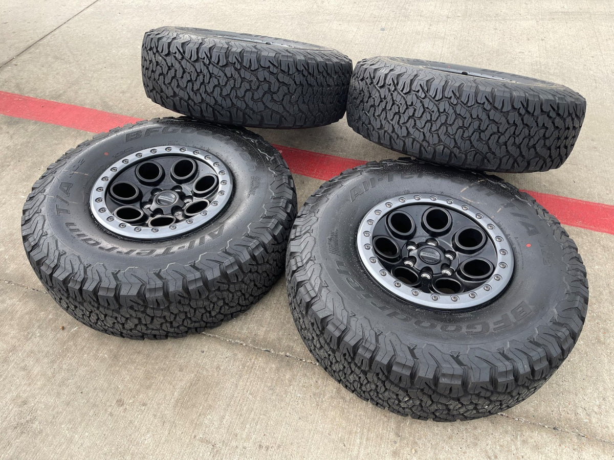 17" Ford F-150 Raptor OEM BEADLOCK 10612 rims wheels SET BFG KO2 37" NEW