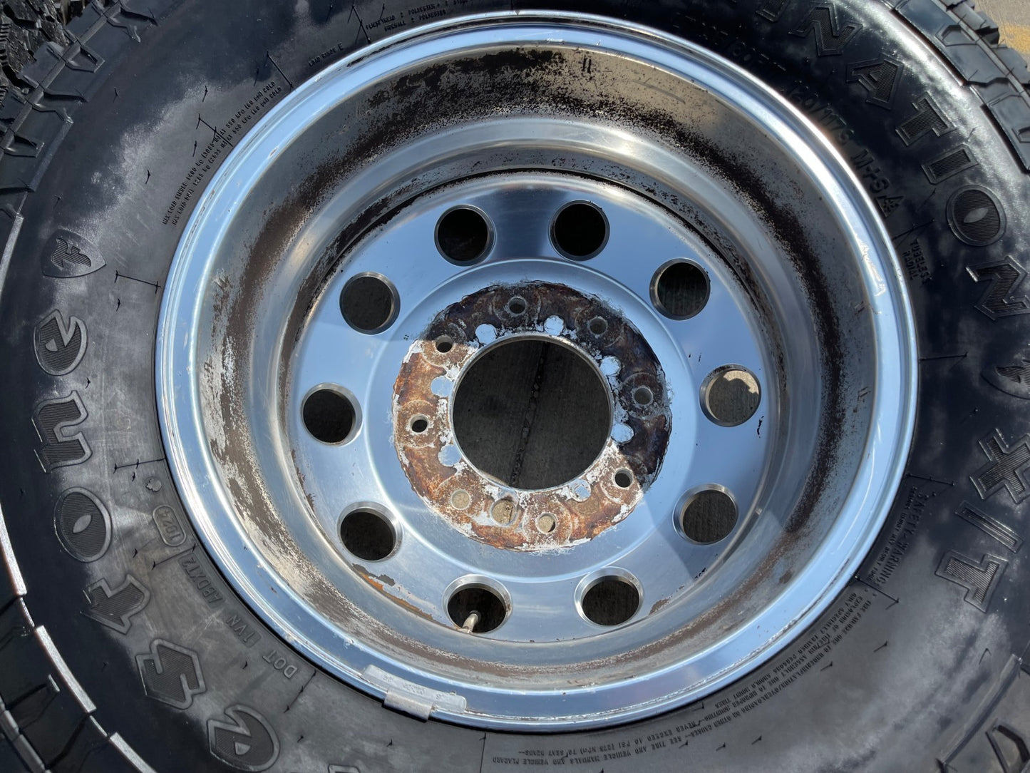 17" Dodge Ram 3500 Dually Laramie 8x200 wheels rims 2701 2702 OEM FIRESTONE