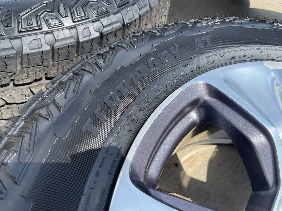 20" Dodge Ram 1500 OEM Laramie LONG HORN wheels rims 2674 tires SET GOODYEAR