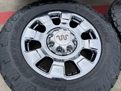 20" Ford F-250 F-350 OEM KING RANCH 10295 25085 10552 chrome wheels rims TOYO