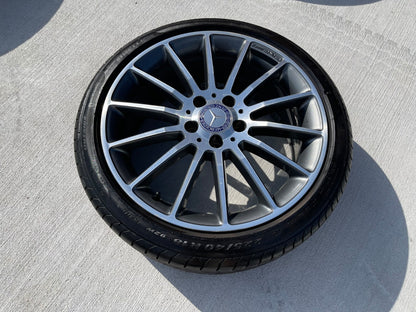 18" 18x7.5 Mercedes CLA250 C E S Class OEM A1764010200 wheel rim tire