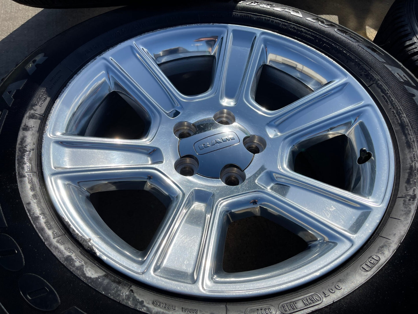 20" Dodge Ram 1500 OEM wheels rims 2561 2502 tires 2016 2017 2018 2019 2020 2021