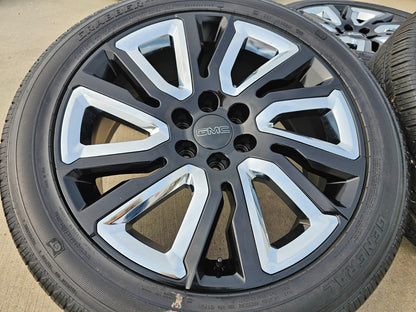 22" Chevy Tahoe Suburban OEM 5907 5901 wheels rims Silverado 2022 2023 2024 2025