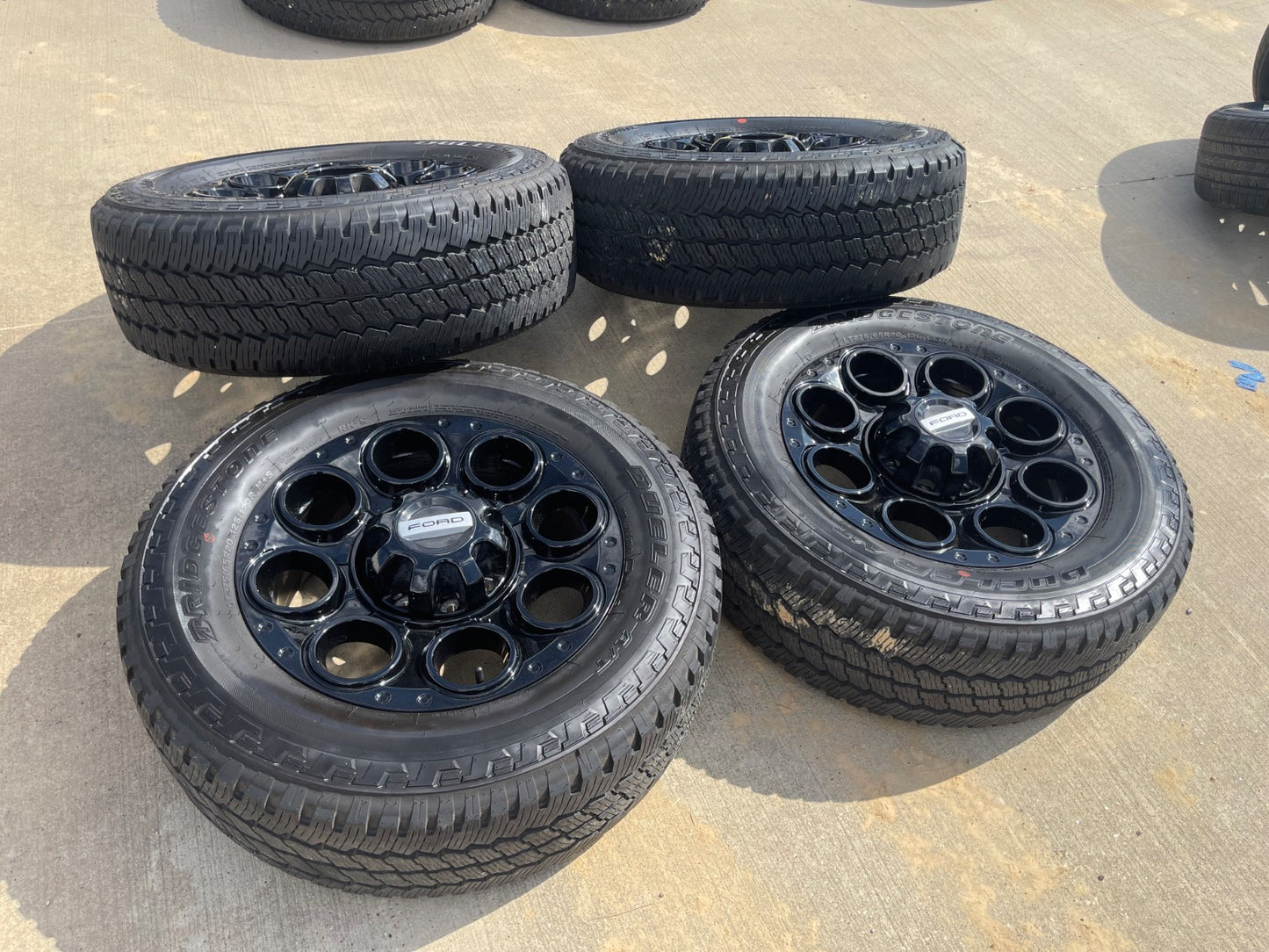 20" Ford F-250 F-350 OEM TREMOR wheels rims SET 10299 10484 BRINDGESTONE NEW