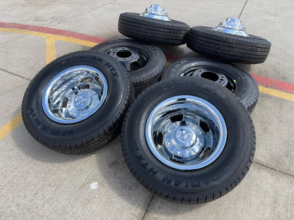 17" Dodge Ram 3500 Dually 8x200 wheels rims 2703 2704 OEM 2024 2025 2026