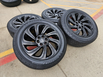 22" Lincoln Navigator OEM rims wheels 10497 Black Label MICHELIN NEW