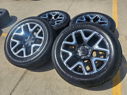 20" Dodge Ram 1500 OEM Laramie wheels rims tires 68583860AA 2024 2025 NEW