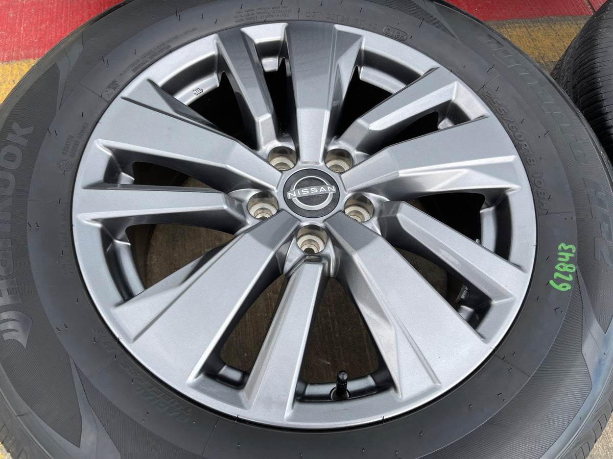 18" Nissan Pathfinder Murano FX35 FX45 QX60 OEM 62843 wheels rims 2023 2024 2025