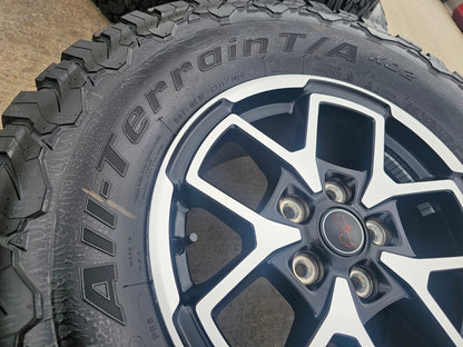 17" Jeep Wrangler Rubicon OEM wheels rims 392 Gladiator tires NEW BFG 33"