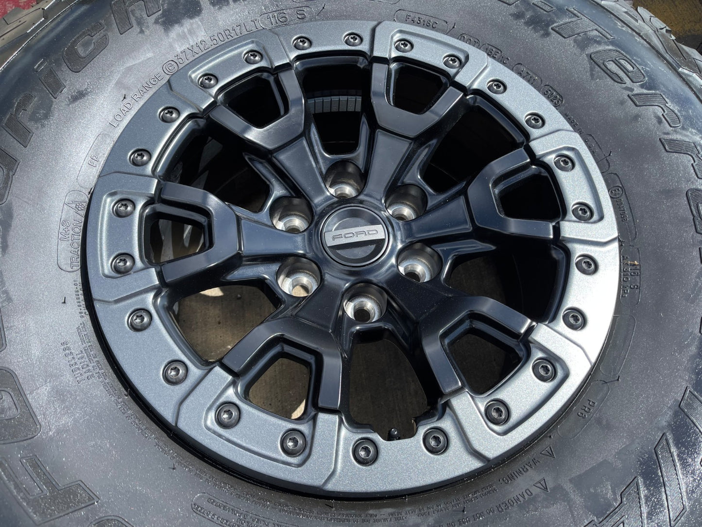 17" Ford F-150 Raptor Bronco R OEM BEADLOCK 51222 rims wheels 37" SET NEW