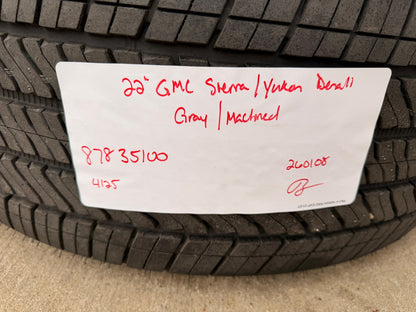 22" GMC Yukon Sierra DENALI OEM wheels rims Tahoe tires 2024 2025 2026 NEW