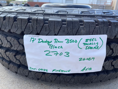 17" Dodge Ram 3500 Dually 8x200 wheel rim 2703 2704 OEM 2023 2024 2025 2026 NEW