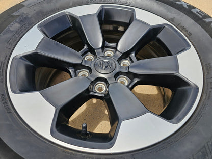 18" Dodge Ram 1500 Rebel Black OEM wheel rim 2671 tire single NEXEN