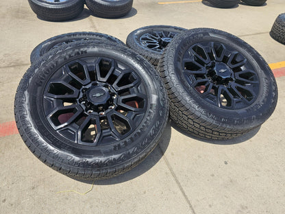 22" Chevy Silverado GMC Sierra 2500 OEM wheels rims A/T tires 2024 2025 2026 NEW