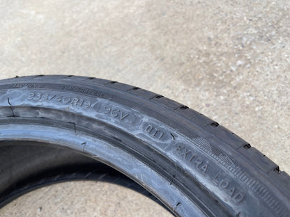 (1) 235/40/19 Michelin Primacy MXM4 tire 235/40R19 96V XL M+S