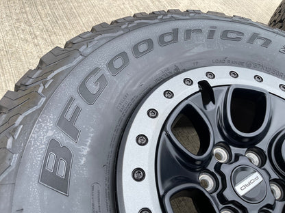 17" Ford F-150 Raptor OEM BEADLOCK rims wheels 10459 95210 BFG KO2 37" tires NEW