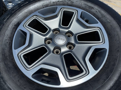 17" Jeep Wrangler Gladiator OEM Rubicon wheels rims 9118 tires