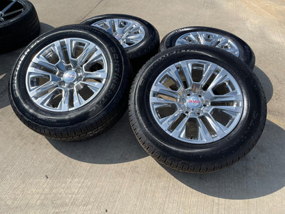 20" GMC Sierra Yukon Denali OEM 5917 wheels rims SET Chevy 2025 2026 2027 NEW
