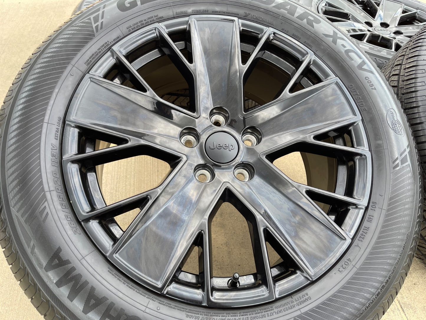 20" Jeep Grand Cherokee L OEM wheels rims Durango SET 2024 2025 2026 2027 NEW