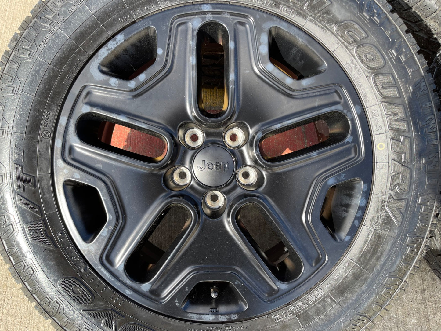 17" Jeep Cherokee wheels OEM rims Compass Renegade 9199 black DISCOUNTED