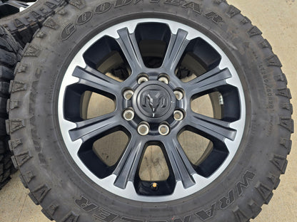 20" Dodge Ram 2500 3500 LARAMIE OEM wheels rims DURATRAC A/T SET 2025 2026 2027