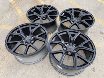 20" 20x10 Jeep Grand Cherokee SRT Trackhawk SRT8 OEM 9173 black wheels rims
