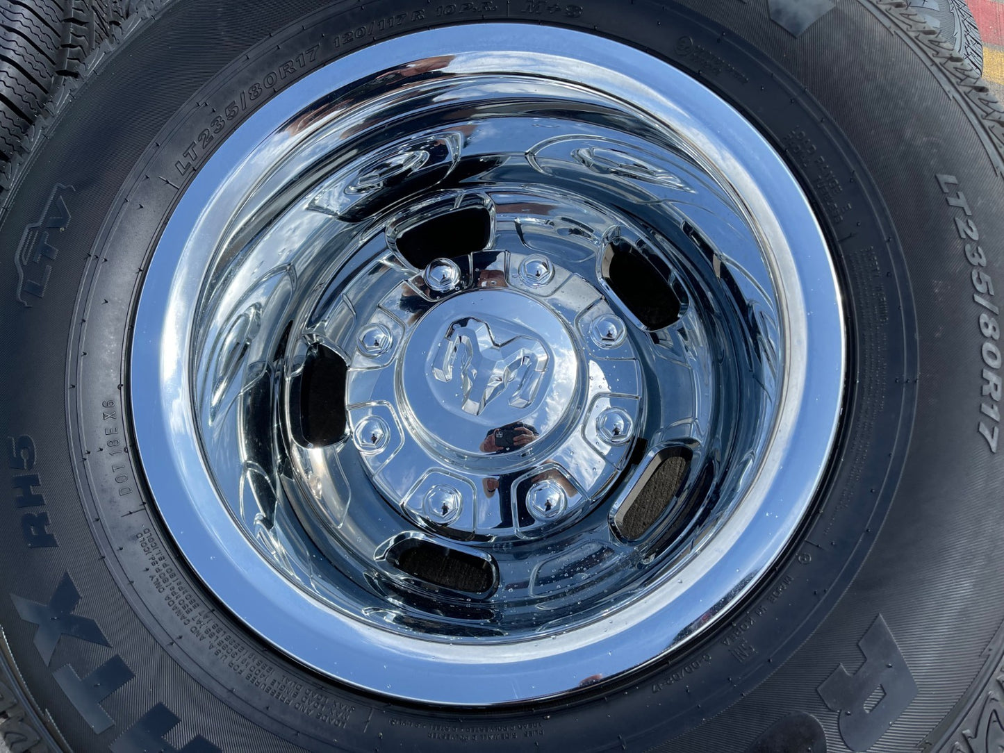 17" Dodge Ram 3500 Dually 8x200 wheels rims 2703 2704 OEM 2024 2025 2026