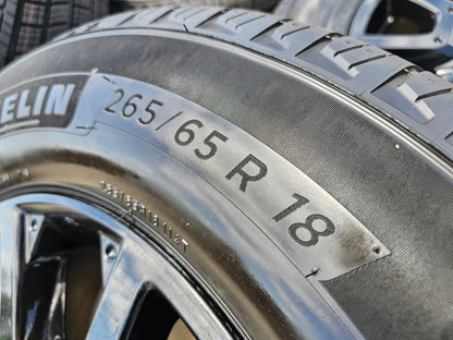 18" Toyota Tundra Sequoia TRD PRO black OEM wheels rims 75157 NEW MICHELIN