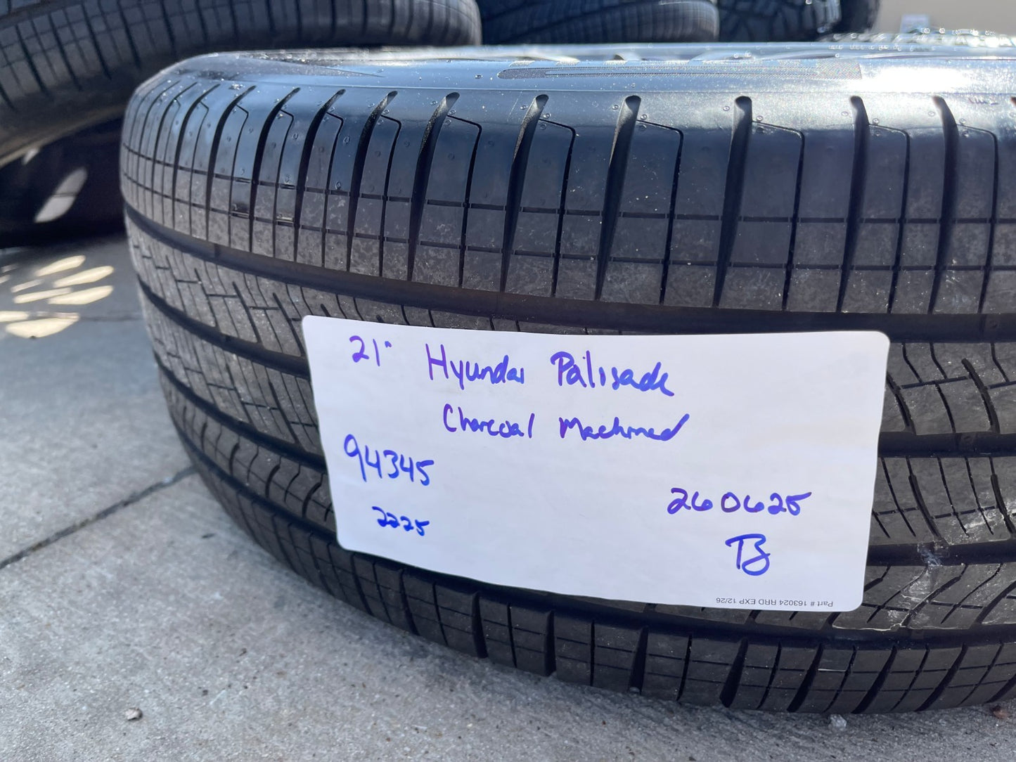 21" Hyundai Palisade Calligraphy OEM 94345 wheels rims 2026 2027 PIRELLI NEW