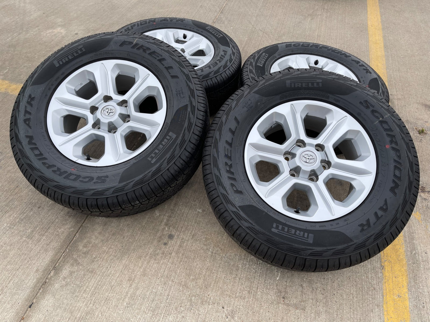17" 4Runner Toyota Tacoma OEM wheels rims 75153 FJ PIRELLI A/TR NEW