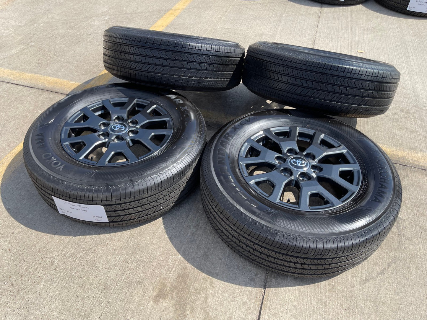 17" Toyota 4Runner Tacoma TRD OEM 42611 wheels rims tires 2024 2025 2026 NEW