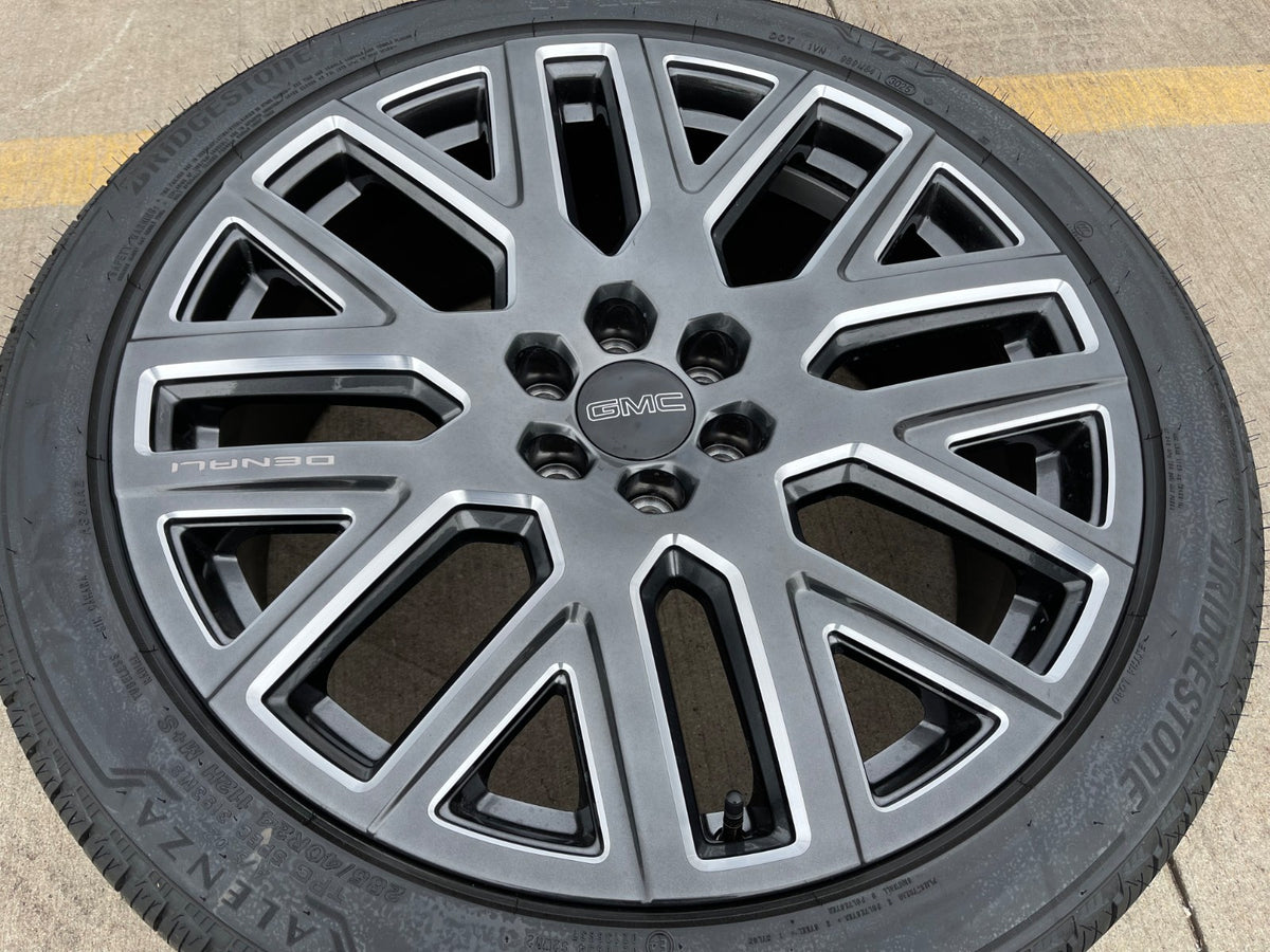 24" GMC Yukon Sierra DENALI OEM wheel rim tire 2022 2023 2024 2025 2026 NEW