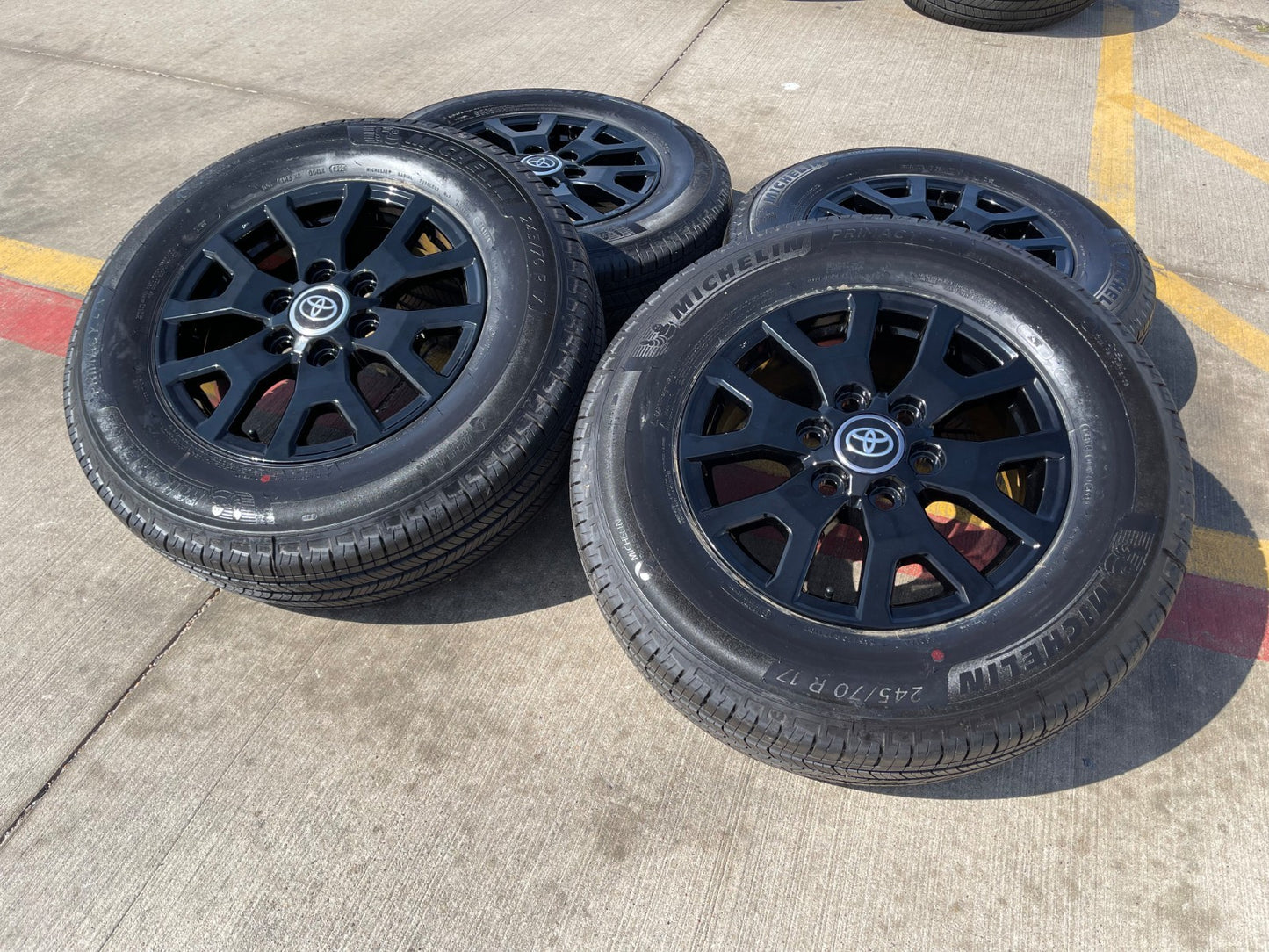 17" Toyota Tacoma 4Runner TRD OEM 10637 94254 wheels rims 2025 2026 NEW MICHELIN