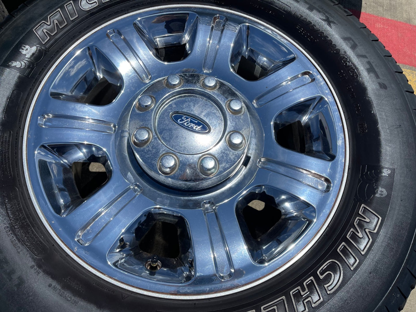 20" Ford F-250 F-350 OEM KING RANCH LARIAT 3892 chrome wheels rims tires SET