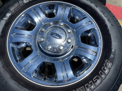 20" Ford F-250 F-350 OEM KING RANCH LARIAT 3892 chrome wheels rims tires SET