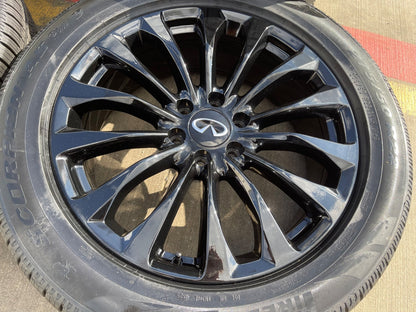 22" Infiniti QX80 QX56 Nissan Titan OEM 62799 73770 wheels rims tires SET NEW