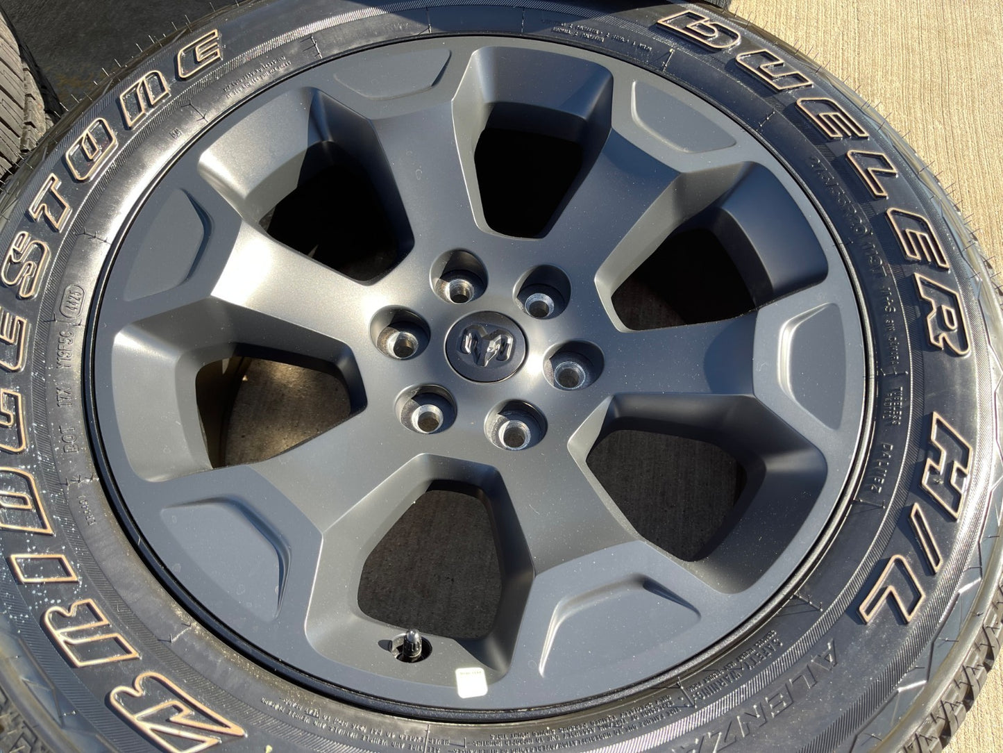 20" Dodge Ram 1500 OEM Laramie Black 2680 wheels rims tires 2024 2025 2026 NEW