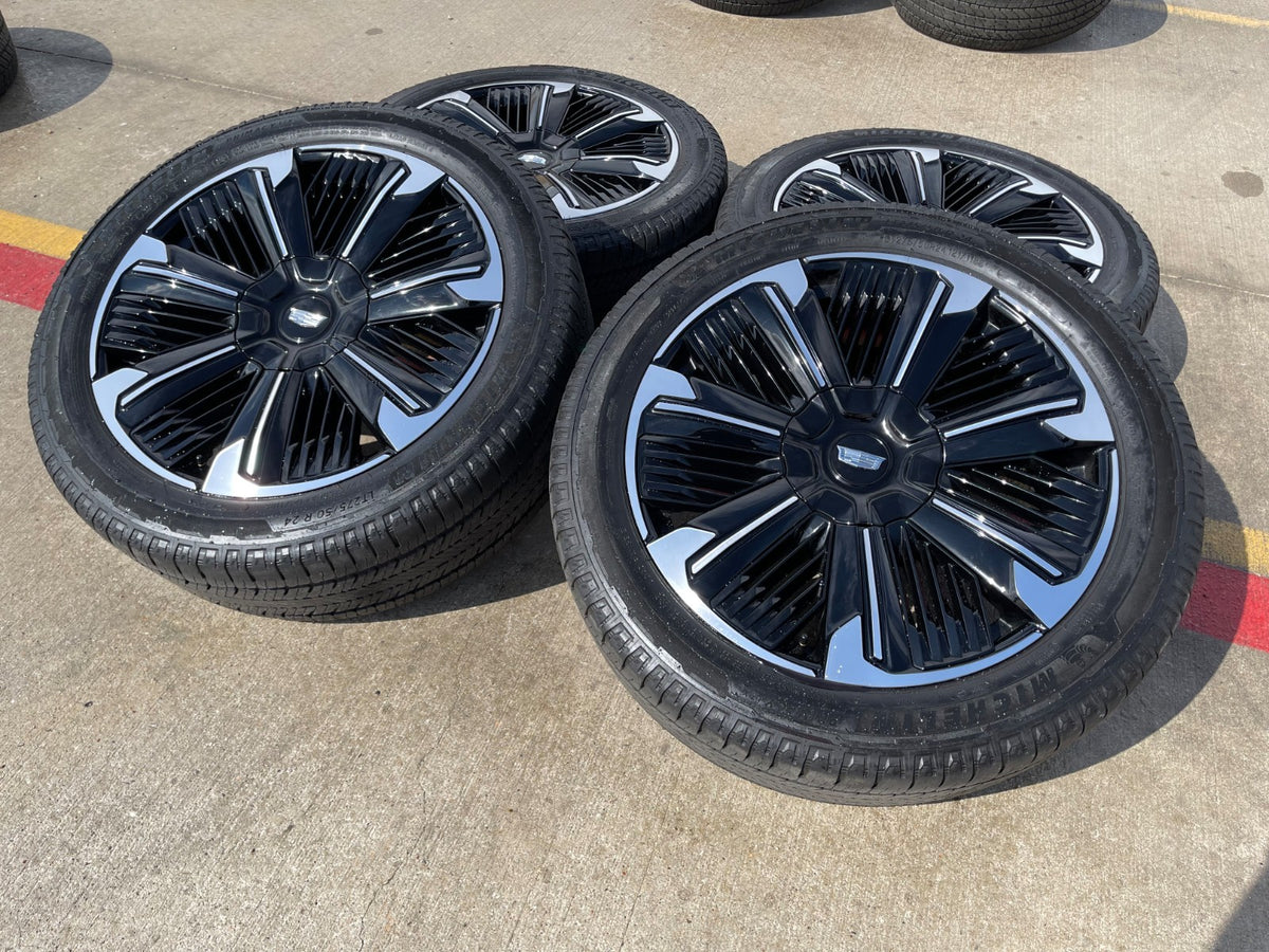 24" Cadillac Escalade IQ EV OEM 4893 wheels rims Hummer 2025 2026 2027 SET