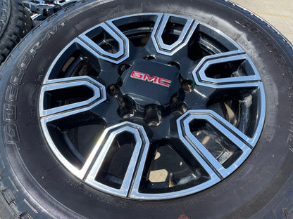 20" GMC Sierra AT4 2500 3500 OEM wheels rims 5950 Silverado BRIDGESTONE A/T