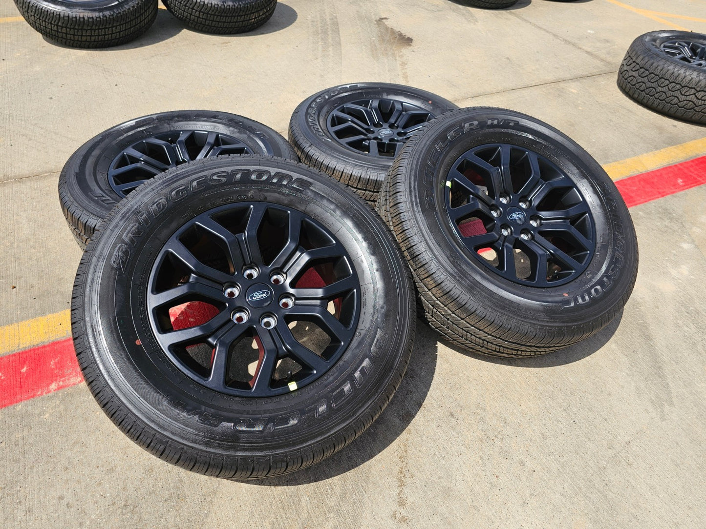 18" Ford F-150 TREMOR OEM rims wheels 10342 95351 SET Expedition BRIDGESTONE NEW