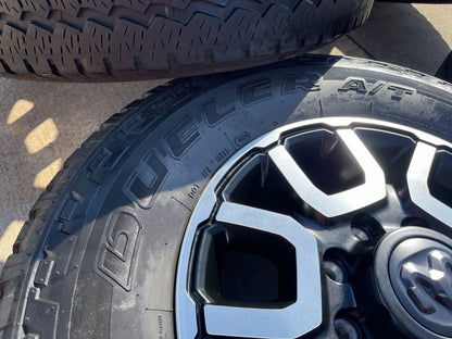 18" Ram 2500 3500 LARAMIE OEM wheels rims 2694 tires BRIDGESTONE A/T