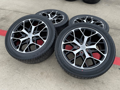 21" Jeep Grand Cherokee L OEM wheels rims 9291 Durango tires SET CONTINENTAL NEW