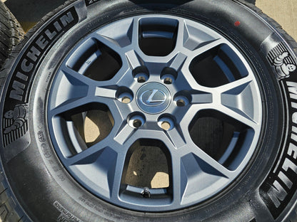 18" Lexus GX550 OEM wheels rims Toyota Land Cruiser Tundra Sequoia MICHELIN NEW